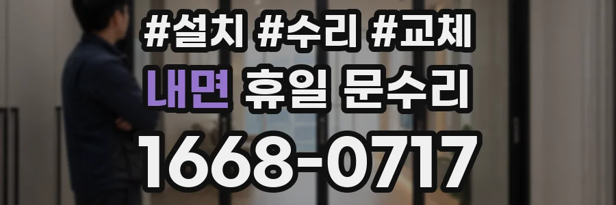 내면 휴일 문수리