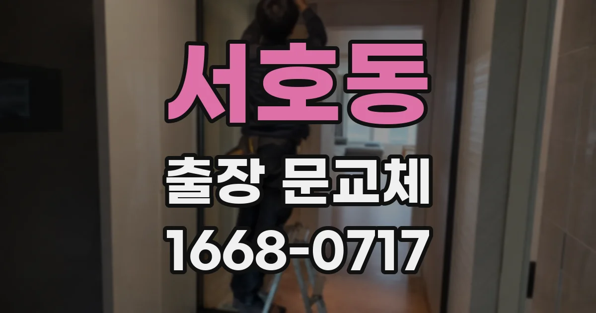 서호동 출장 문교체