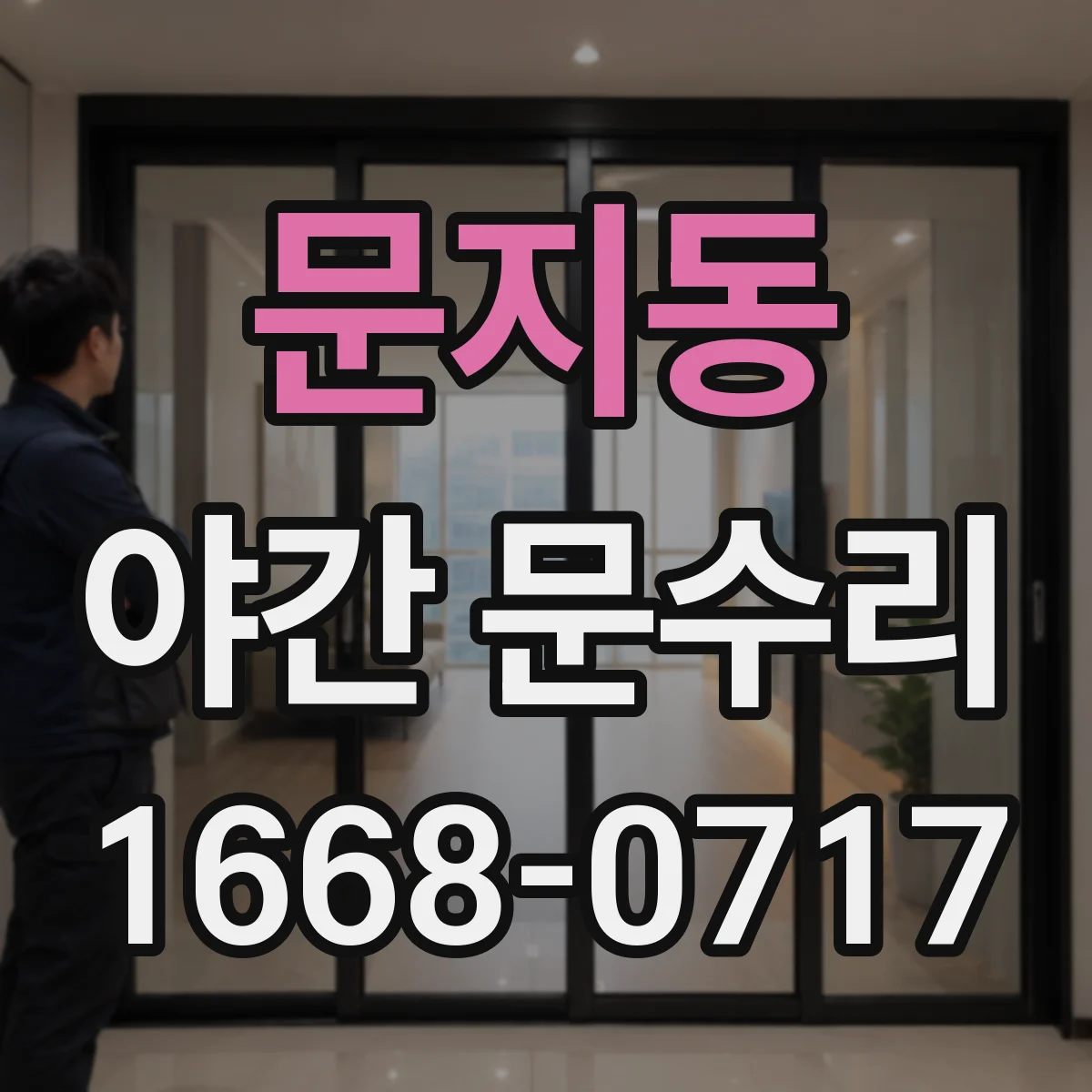 문지동 야간 문수리