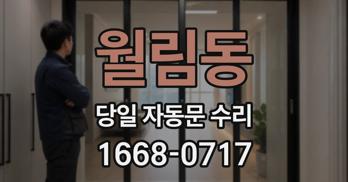 월림동 당일 자동문 수리