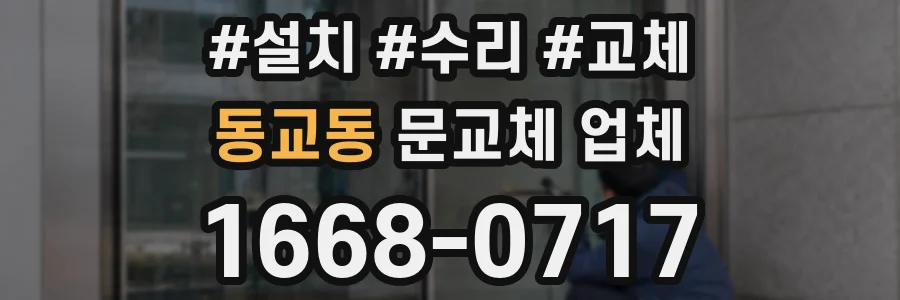 동교동 문교체 업체