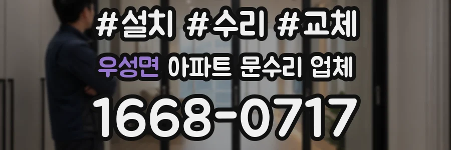 우성면 아파트 문수리 업체
