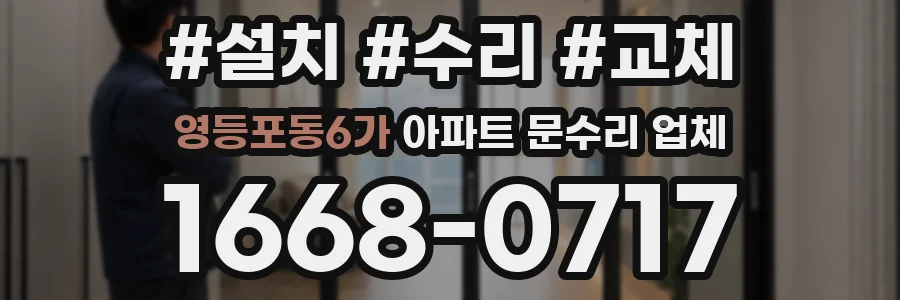 영등포동6가 아파트 문수리 업체