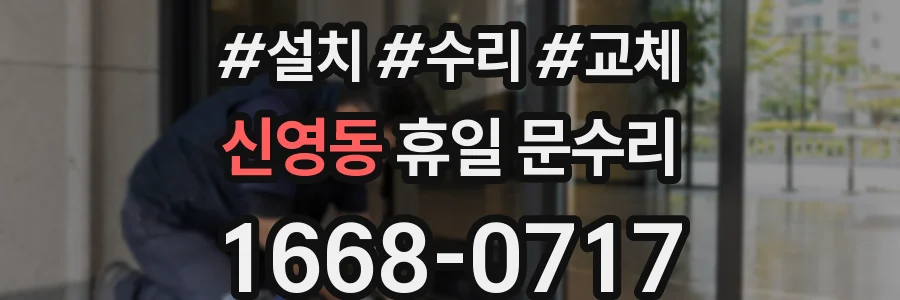 신영동 휴일 문수리