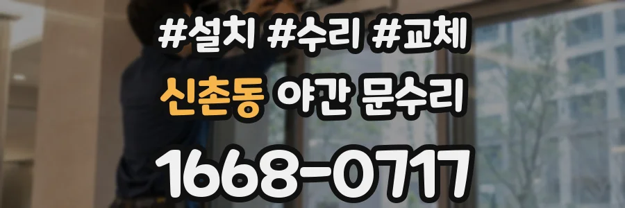 신촌동 야간 문수리