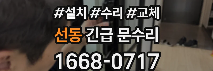 선동 긴급 문수리