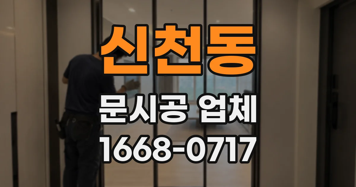 신천동 문시공 업체