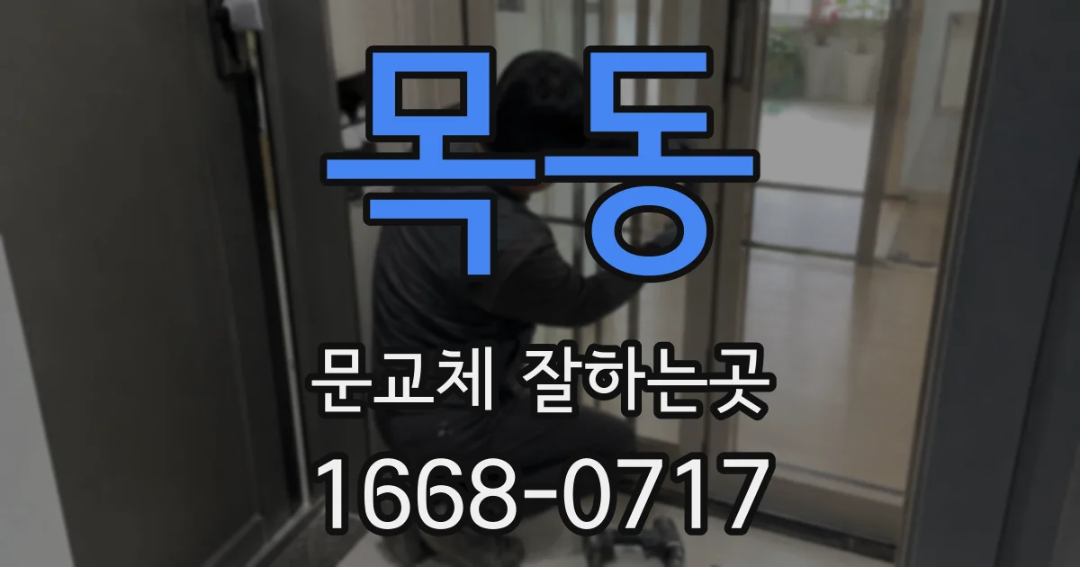 목동 문교체 잘하는곳