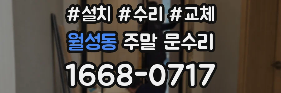 월성동 주말 문수리