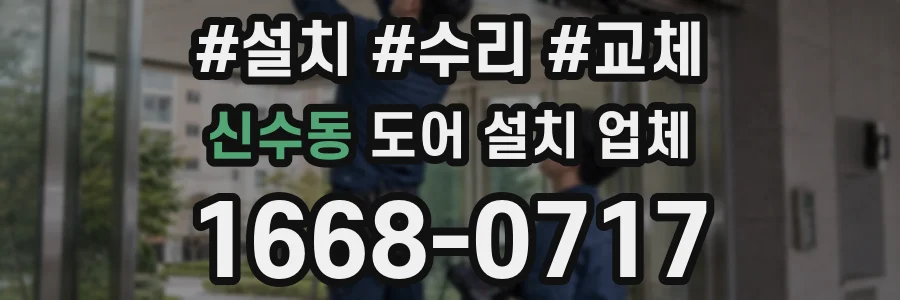 신수동 도어 설치 업체