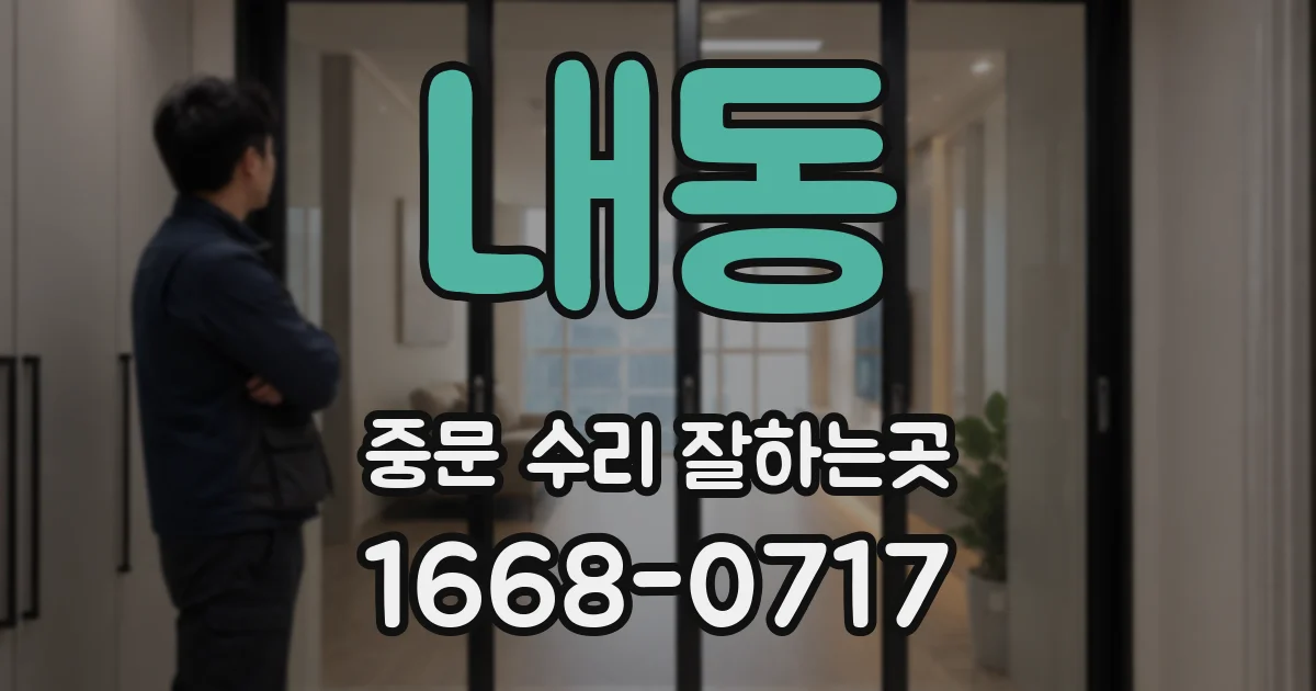 내동 중문 수리 잘하는곳