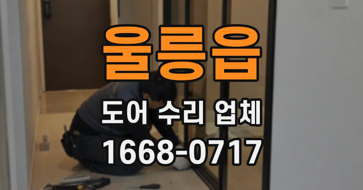 울릉읍 도어 수리 업체