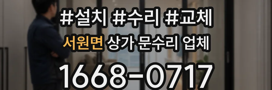 서원면 상가 문수리 업체