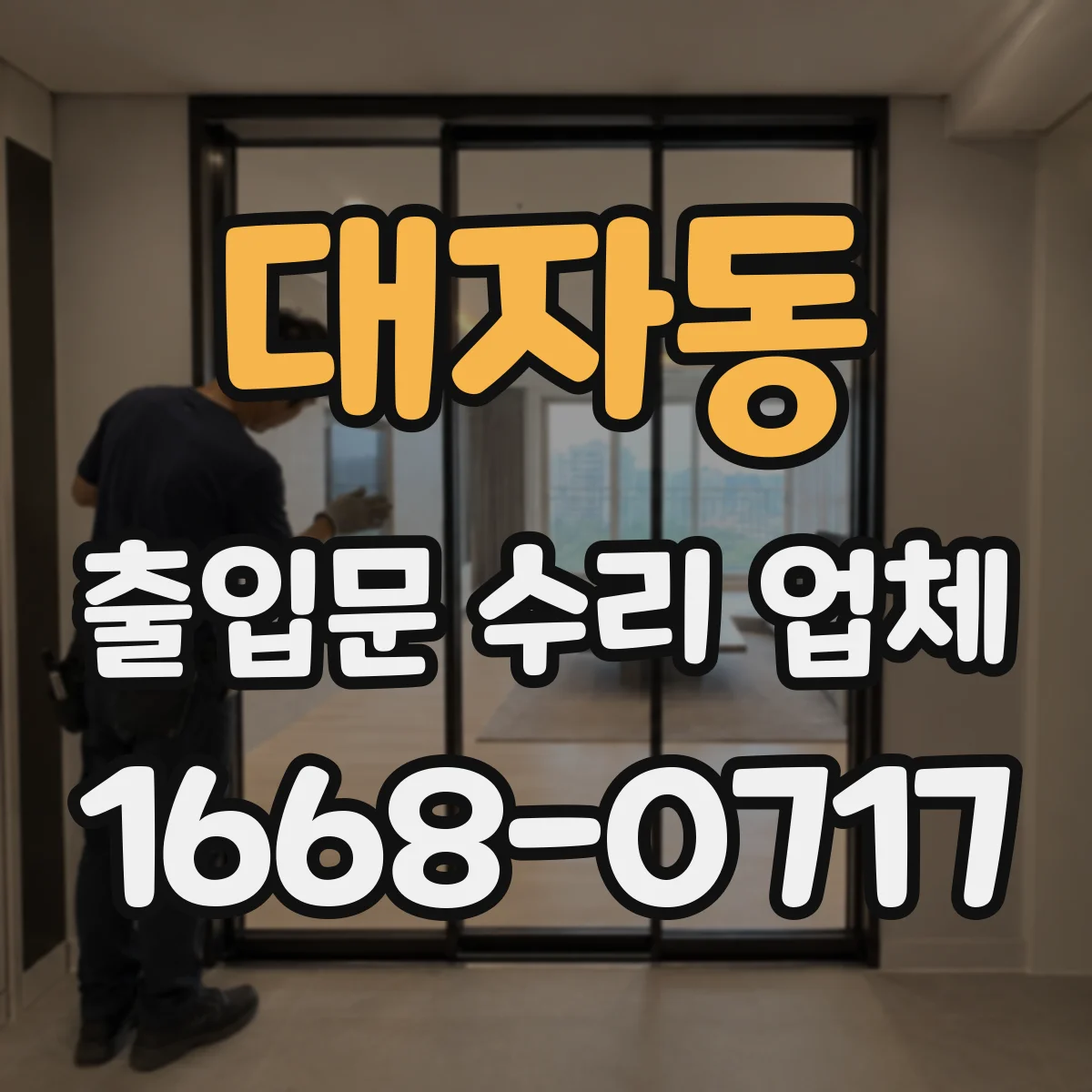 대자동 출입문 수리 업체