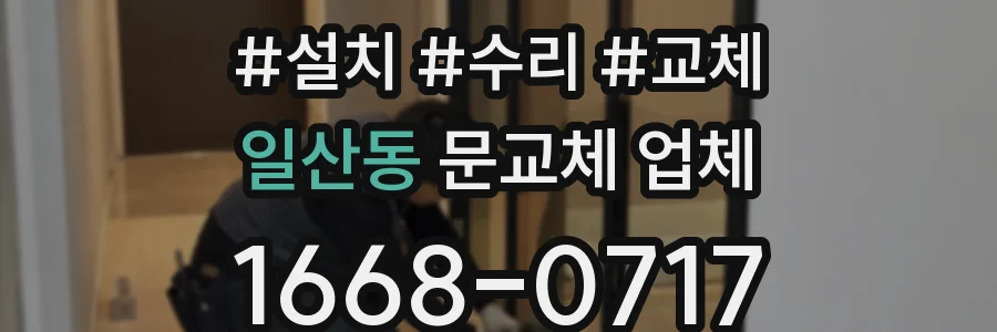 일산동 문교체 업체
