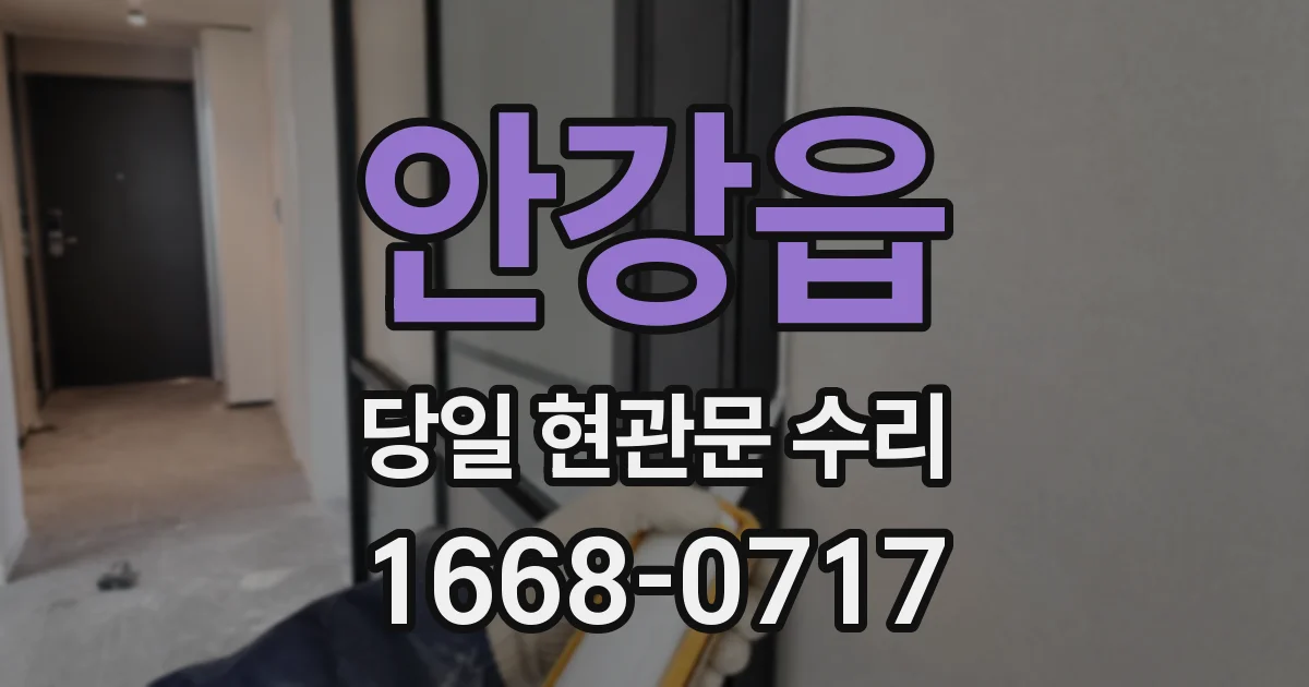 안강읍 당일 현관문 수리