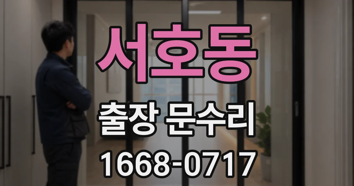서호동 출장 문수리