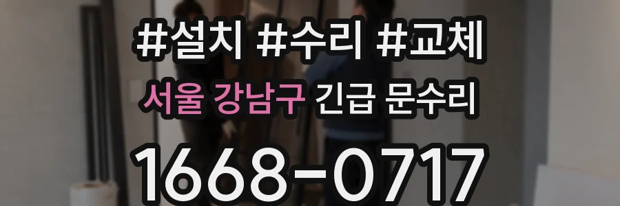 서울 강남구 긴급 문수리
