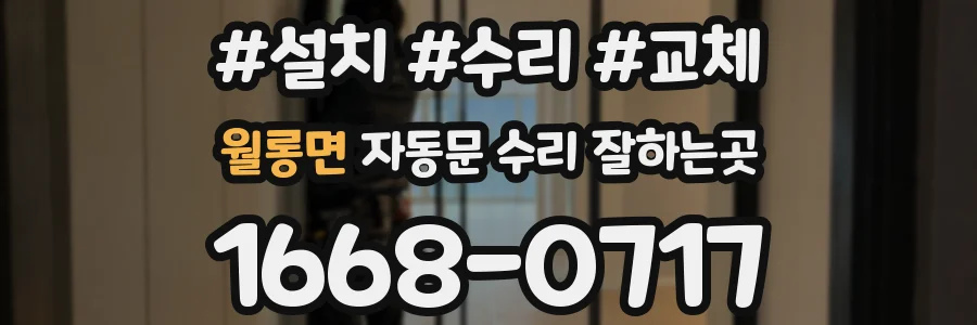 월롱면 자동문 수리 잘하는곳