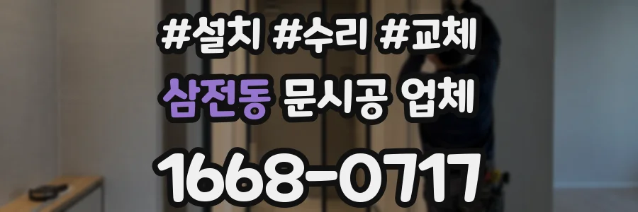 삼전동 문시공 업체