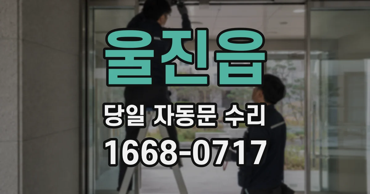 울진읍 당일 자동문 수리