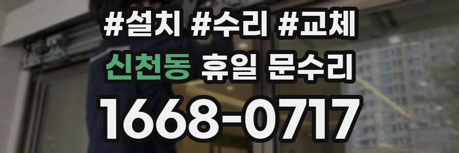 신천동 휴일 문수리