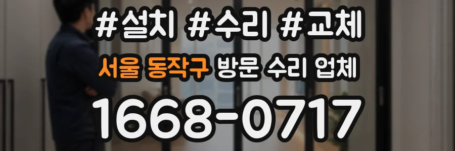 서울 동작구 방문 수리 업체