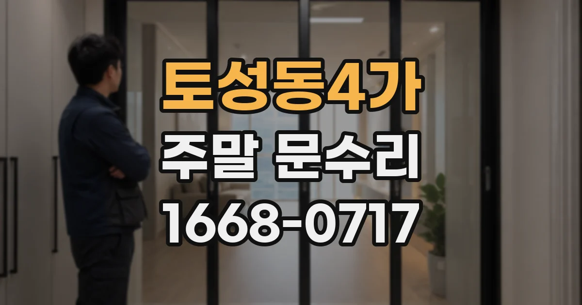 토성동4가 주말 문수리