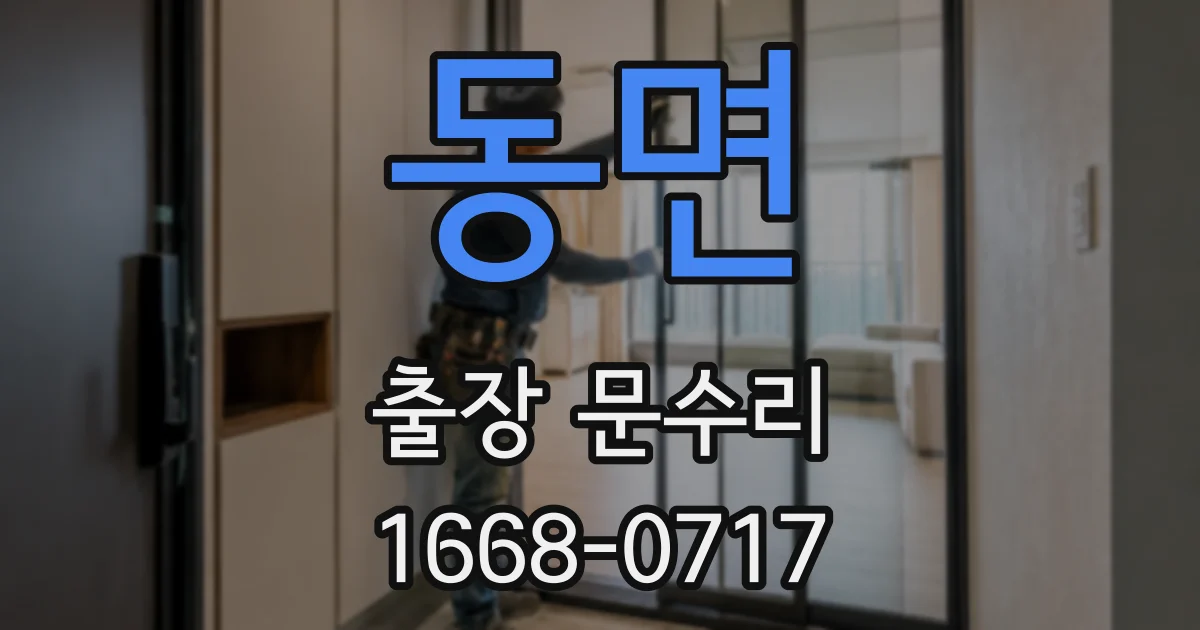 동면 출장 문수리