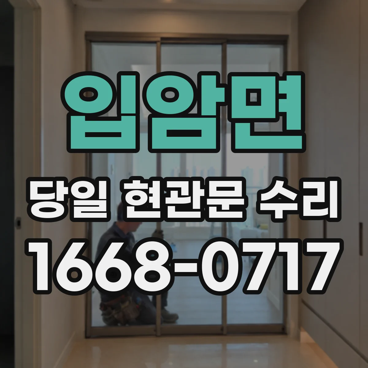 입암면 당일 현관문 수리