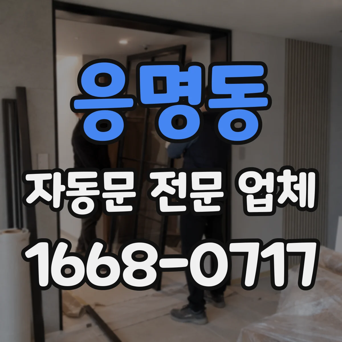 응명동 자동문 전문 업체