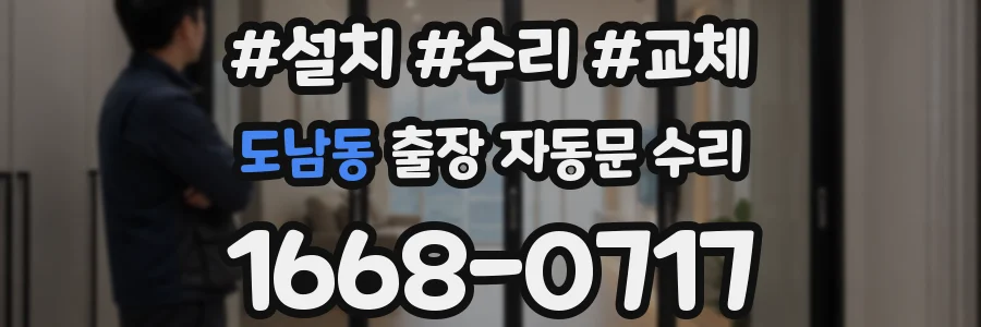 도남동 출장 자동문 수리