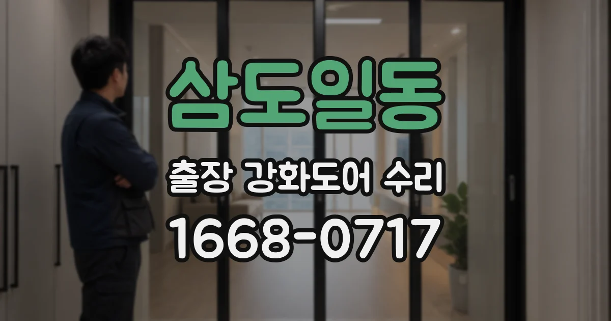삼도일동 출장 강화도어 수리