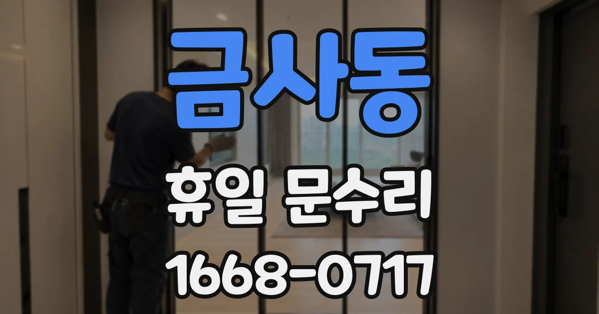 금사동 휴일 문수리
