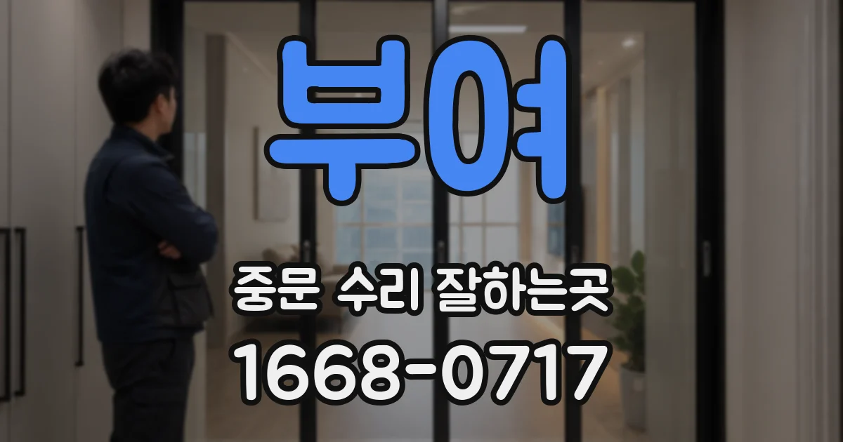 부여 중문 수리 잘하는곳