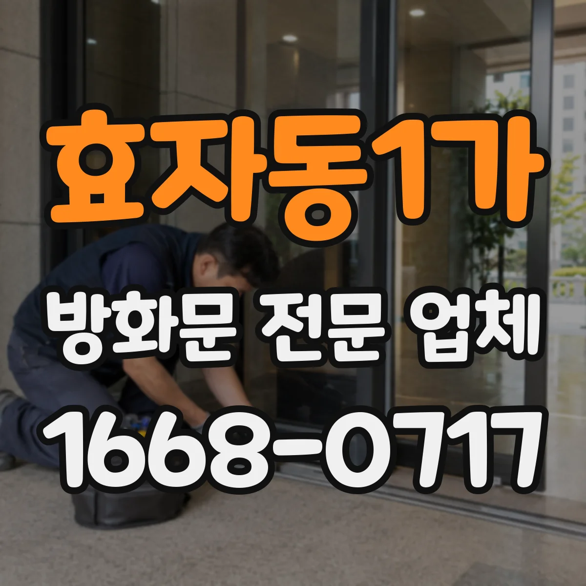 효자동1가 방화문 전문 업체