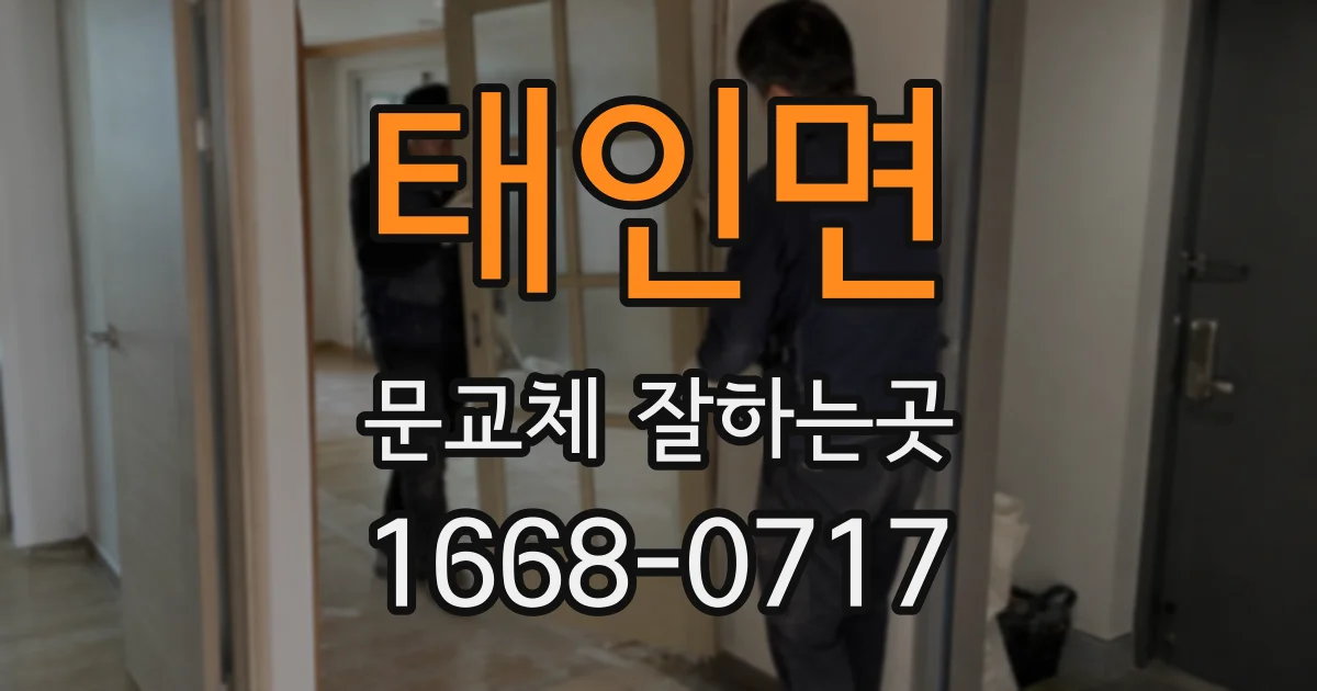 태인면 문교체 잘하는곳