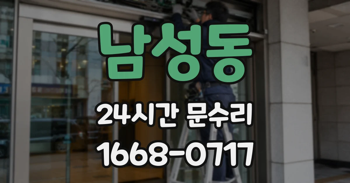 남성동 24시간 문수리