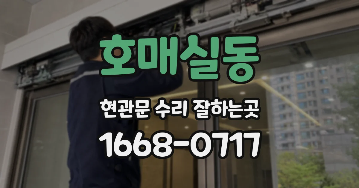 호매실동 현관문 수리 잘하는곳