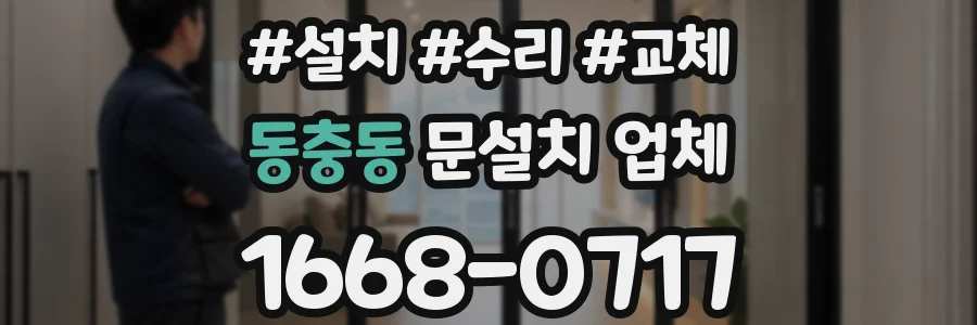 동충동 문설치 업체