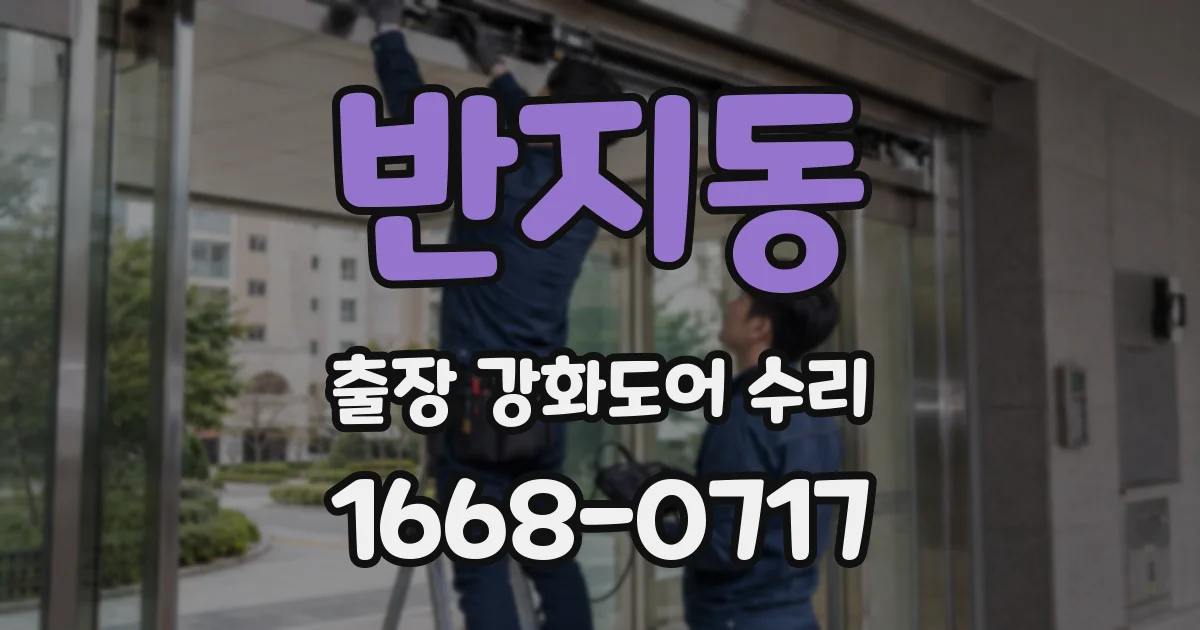 반지동 출장 강화도어 수리