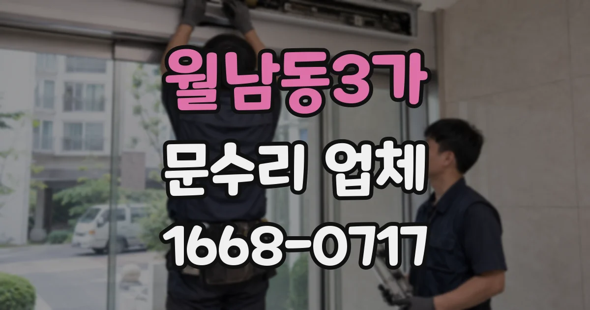 월남동3가 문수리 업체