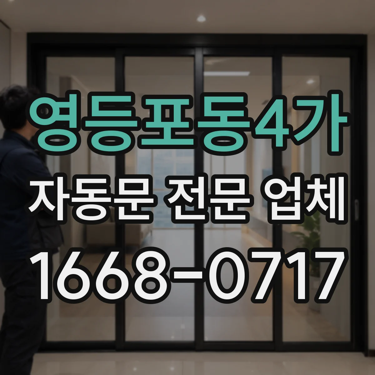 영등포동4가 자동문 전문 업체