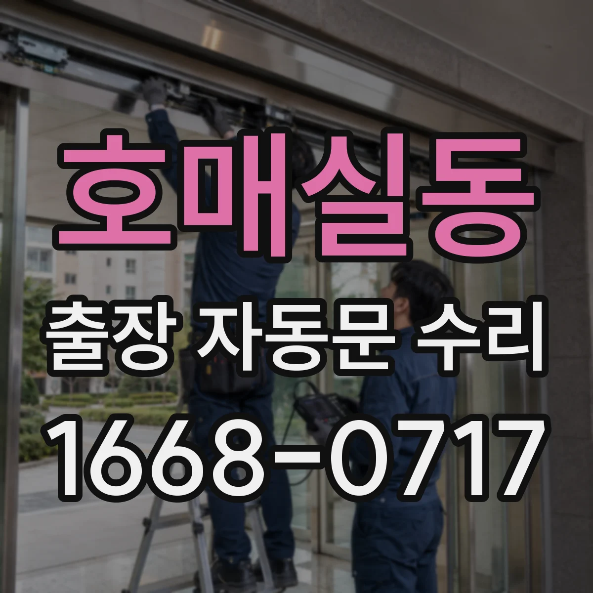 호매실동 출장 자동문 수리