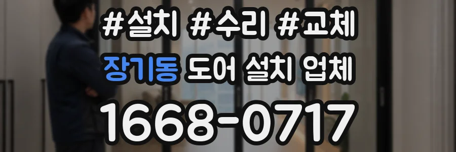 장기동 도어 설치 업체