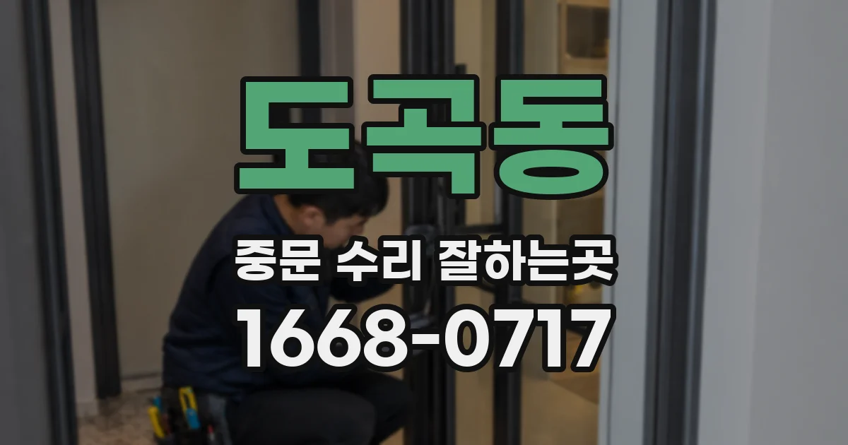 도곡동 중문 수리 잘하는곳