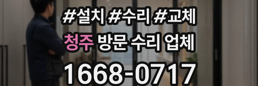 청주 방문 수리 업체