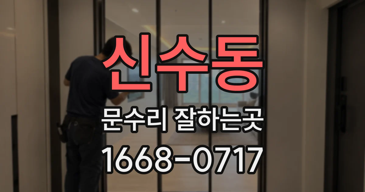 신수동 문수리 잘하는곳