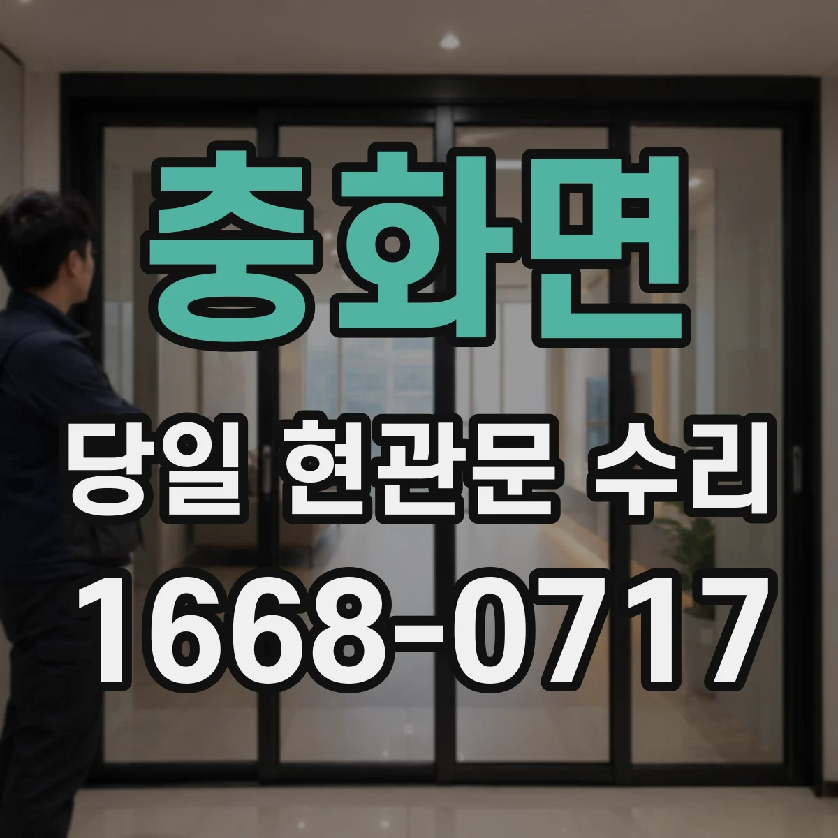 충화면 당일 현관문 수리