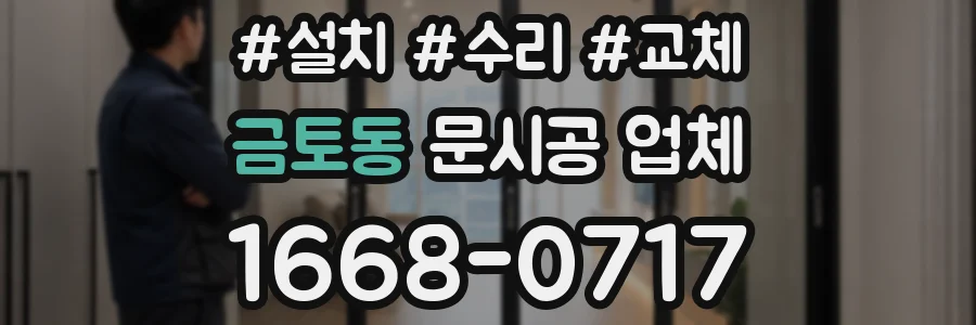 금토동 문시공 업체